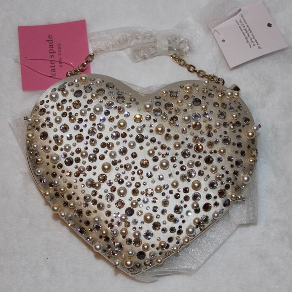 kate spade Bags Nwt Kate Spade Designer Bag Bridal Embellished 3d